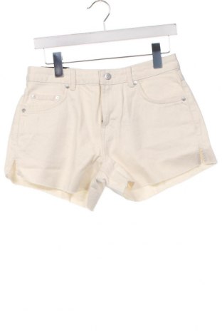 Pantaloni scurți de femei Weekday, Mărime S, Culoare Alb, Preț 210,53 Lei