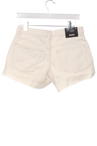 Pantaloni scurți de femei Weekday, Mărime S, Culoare Alb, Preț 210,53 Lei
