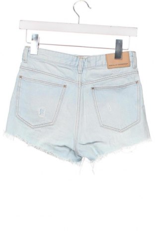 Pantaloni scurți de femei Zara Trafaluc, Mărime XS, Culoare Albastru, Preț 40,82 Lei