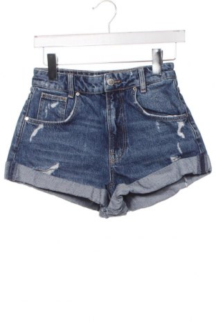 Дамски къс панталон Zara Trafaluc, Размер XS, Цвят Син, Цена 16,00 лв.