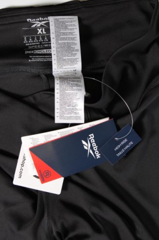Γυναικείο κολάν Reebok, Μέγεθος XL, Χρώμα Μαύρο, Τιμή 27,39 €