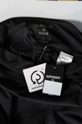 Γυναικείο κολάν Superdry, Μέγεθος M, Χρώμα Μαύρο, Τιμή 21,65 €