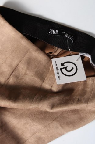 Γυναικείο κολάν Zara, Μέγεθος M, Χρώμα  Μπέζ, Τιμή 9,90 €