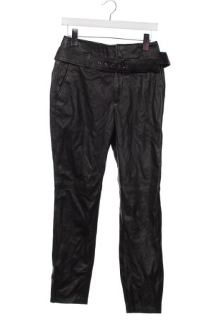 Дамски кожен панталон Kookai, Размер S, Цвят Черен, Цена 107,25 лв.