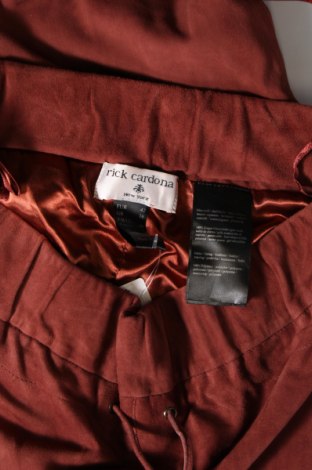 Дамски кожен панталон Rick Cardona, Размер L, Цвят Червен, Цена 113,00 лв.