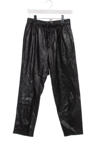 Pantaloni de piele pentru damă Zara, Mărime XS, Culoare Negru, Preț 88,82 Lei