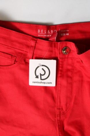 Pantaloni de femei Bel&Bo, Mărime M, Culoare Roșu, Preț 95,39 Lei