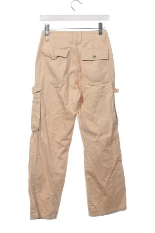Дамски панталон Bershka, Размер XS, Цвят Бежов, Цена 9,57 лв.