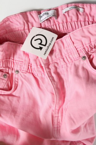 Pantaloni de femei Bershka, Mărime XS, Culoare Roz, Preț 95,39 Lei