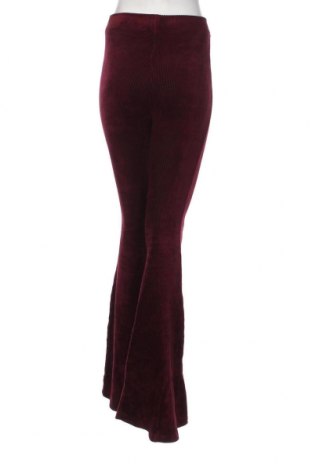 Дамски панталон Bershka, Размер S, Цвят Червен, Цена 10,73 лв.