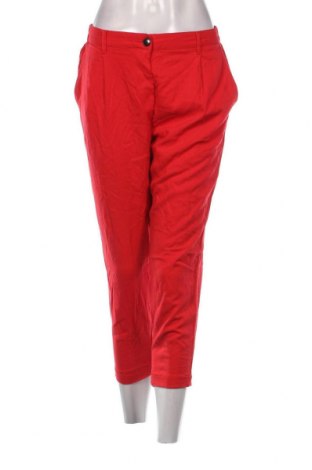 Дамски панталон Bershka, Размер L, Цвят Червен, Цена 17,60 лв.