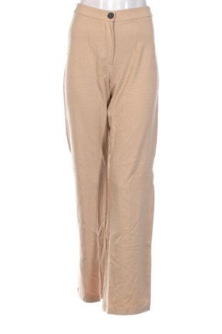 Дамски панталон Bershka, Размер S, Цвят Бежов, Цена 13,05 лв.