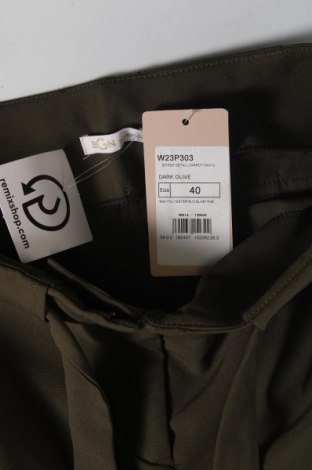Дамски панталон Bgn Workshop, Размер M, Цвят Зелен, Цена 26,58 лв.