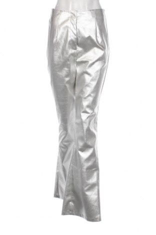 Pantaloni de femei Boohoo, Mărime M, Culoare Argintiu, Preț 50,07 Lei