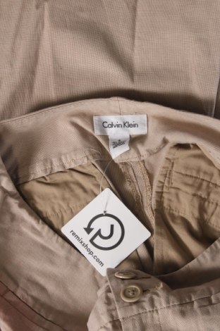 Дамски панталон Calvin Klein, Размер M, Цвят Бежов, Цена 56,68 лв.