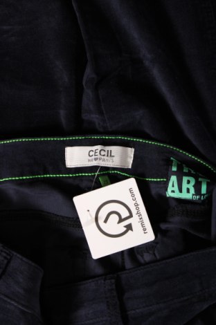 Pantaloni de femei Cecil, Mărime L, Culoare Albastru, Preț 26,97 Lei