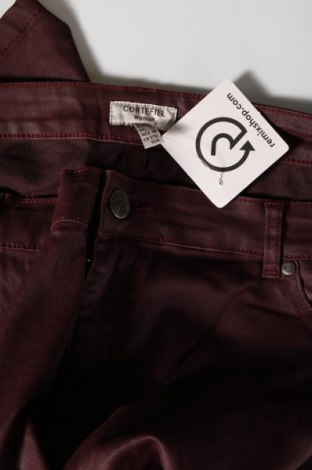 Dámské kalhoty  Cortefiel, Velikost XL, Barva Červená, Cena  124,00 Kč