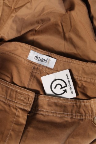 Pantaloni de femei Delmod, Mărime M, Culoare Maro, Preț 33,30 Lei