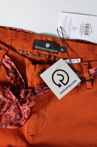 Дамски панталон Freeman T. Porter, Размер M, Цвят Оранжев, Цена 23,40 лв.