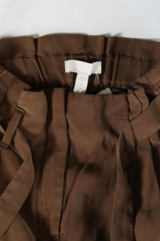 Дамски панталон H&M, Размер XS, Цвят Кафяв, Цена 13,05 лв.