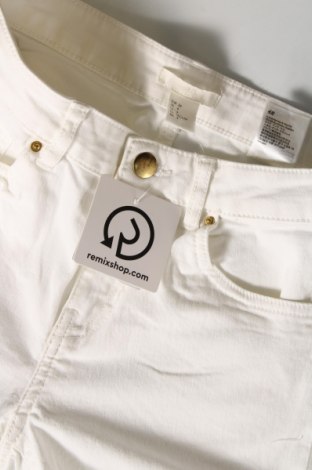 Pantaloni de femei H&M, Mărime XS, Culoare Alb, Preț 29,57 Lei