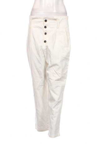 Γυναικείο παντελόνι H&M, Μέγεθος M, Χρώμα Λευκό, Τιμή 7,18 €
