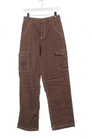 Дамски панталон H&M, Размер XS, Цвят Кафяв, Цена 9,28 лв.