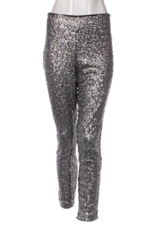 Дамски панталон H&M, Размер XL, Цвят Сребрист, Цена 8,99 лв.