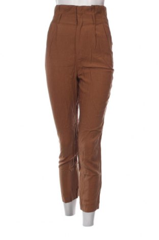 Дамски панталон H&M, Размер XS, Цвят Кафяв, Цена 29,00 лв.