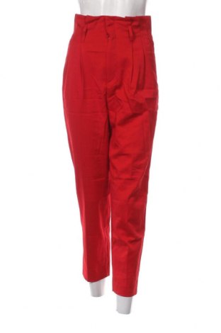 Дамски панталон H&M, Размер S, Цвят Червен, Цена 29,00 лв.