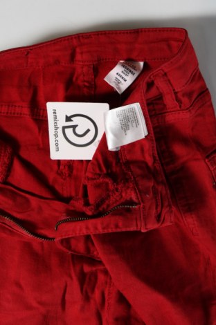 Pantaloni de femei H&M, Mărime XS, Culoare Roșu, Preț 28,62 Lei