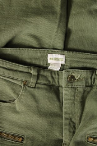 Damskie spodnie H&M Conscious Collection, Rozmiar S, Kolor Zielony, Cena 32,00 zł