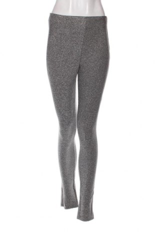 Дамски панталон H&M Divided, Размер S, Цвят Сребрист, Цена 5,22 лв.