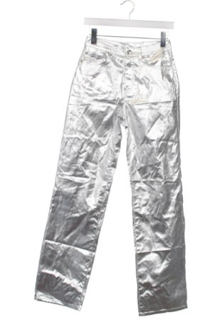 Дамски панталон H&M Divided, Размер XS, Цвят Сребрист, Цена 11,60 лв.