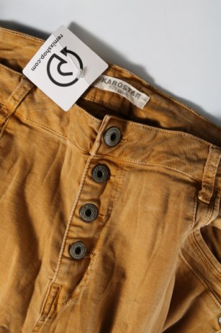 Дамски панталон KAROSTAR, Размер XL, Цвят Жълт, Цена 13,05 лв.