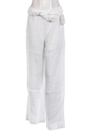 Damskie spodnie Le Jardin du Lin, Rozmiar L, Kolor Biały, Cena 247,89 zł