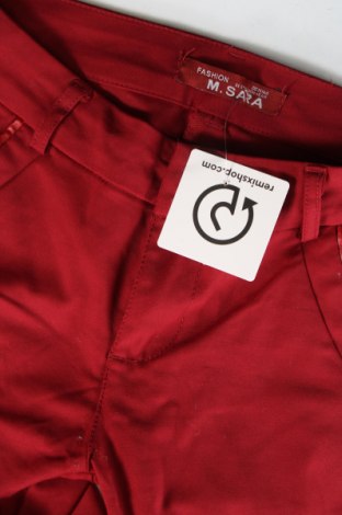 Γυναικείο παντελόνι M.Sara, Μέγεθος S, Χρώμα Κόκκινο, Τιμή 16,03 €