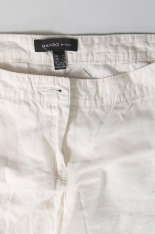 Дамски панталон Mango, Размер XS, Цвят Бял, Цена 20,40 лв.