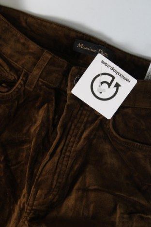 Dámské kalhoty  Massimo Dutti, Velikost XS, Barva Zelená, Cena  163,00 Kč