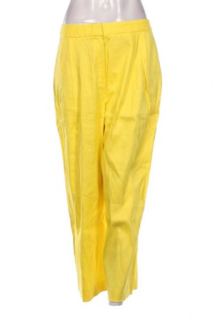 Дамски панталон Massimo Dutti, Размер M, Цвят Жълт, Цена 112,66 лв.