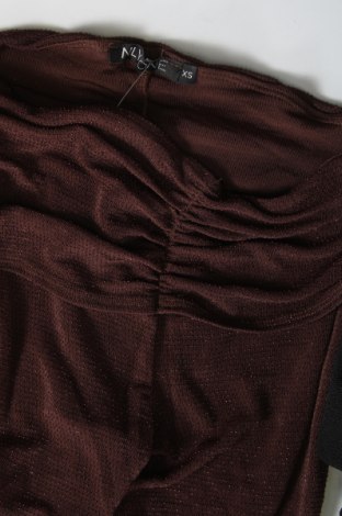Дамски панталон Nly One, Размер XS, Цвят Кафяв, Цена 4,93 лв.