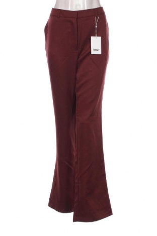 Дамски панталон ONLY, Размер L, Цвят Червен, Цена 9,30 лв.