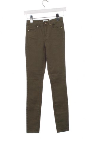 Дамски панталон ONLY, Размер XXS, Цвят Зелен, Цена 24,80 лв.