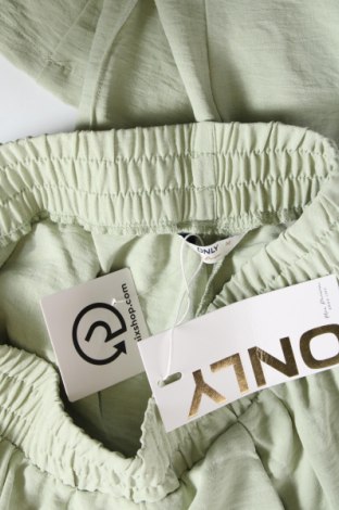 Дамски панталон ONLY, Размер M, Цвят Зелен, Цена 20,46 лв.