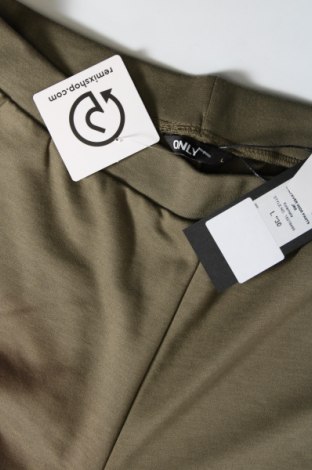 Дамски панталон ONLY, Размер L, Цвят Зелен, Цена 20,46 лв.