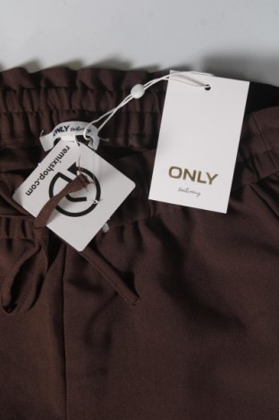 Дамски панталон ONLY, Размер XS, Цвят Кафяв, Цена 9,92 лв.