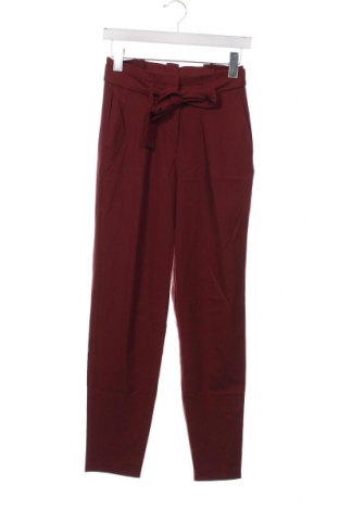 Дамски панталон ONLY, Размер XS, Цвят Червен, Цена 12,15 лв.