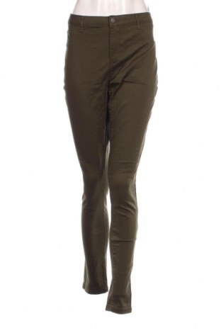 Γυναικείο παντελόνι ONLY Carmakoma, Μέγεθος XL, Χρώμα Πράσινο, Τιμή 7,52 €