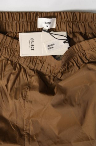 Дамски панталон Object, Размер M, Цвят Кафяв, Цена 13,95 лв.