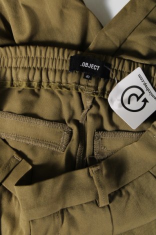 Dámske nohavice Object, Veľkosť L, Farba Zelená, Cena  6,98 €